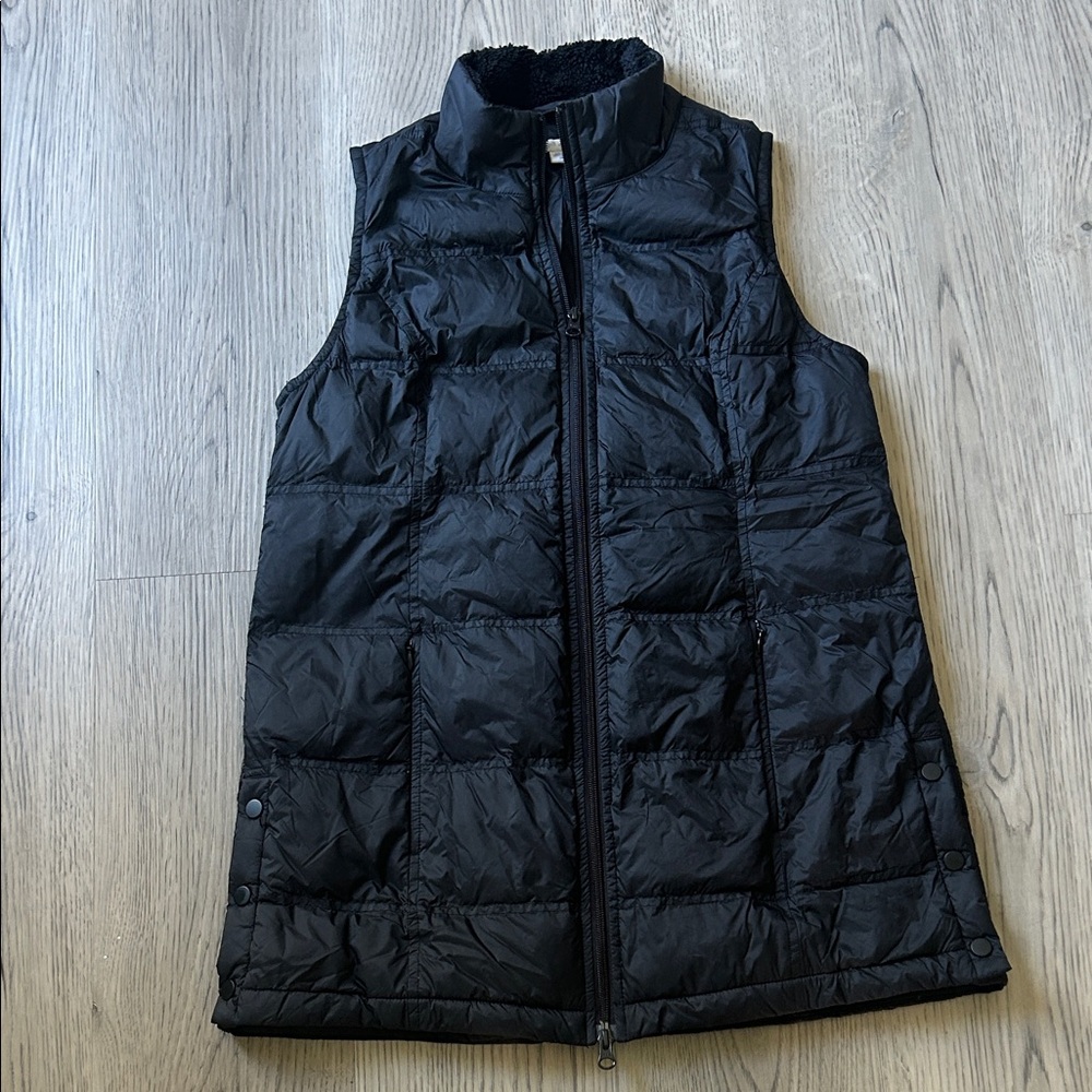 J. Jill Down Puffer Vest Black Size XS